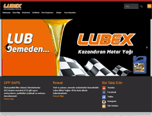 Tablet Screenshot of lubex.com.tr